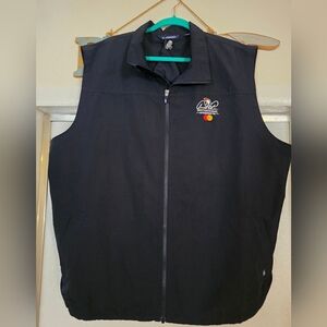 NWOT MENS CUTTER&BUCK ARNOLD PALMER INVITATIONAL GOLF VEST XL AND BAG